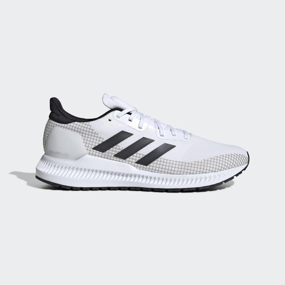 Adidas Men's Solar Blaze Walking Shoes White/Black Ireland EF0810